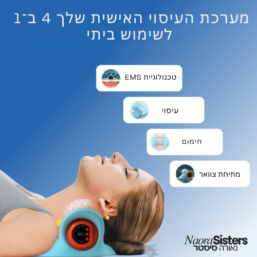 נקסור™  מערכת 4 ב־1 להקלה בכאבי צוואר ובסחרחורות
